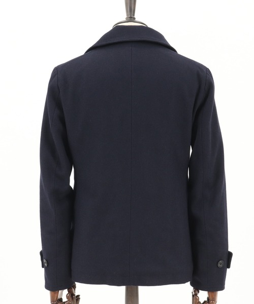 CAMBIO(カンビオ)の「mj7508-610gメルトンサーモライトPコート(ピーコート・メンズ・ブラック/ネイビー・S/M/L/XL)」の14枚目の写真