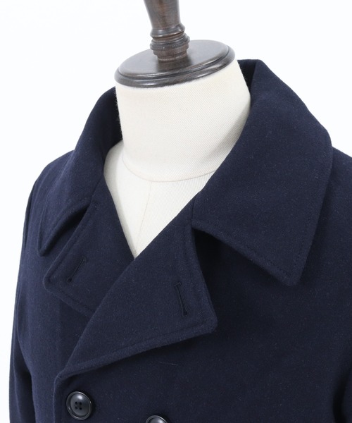 CAMBIO(カンビオ)の「mj7508-610gメルトンサーモライトPコート(ピーコート・メンズ・ブラック/ネイビー・S/M/L/XL)」の15枚目の写真
