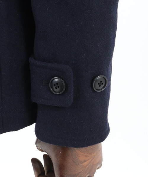 CAMBIO(カンビオ)の「mj7508-610gメルトンサーモライトPコート(ピーコート・メンズ・ブラック/ネイビー・S/M/L/XL)」の16枚目の写真