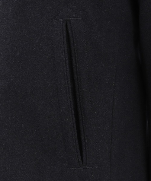 CAMBIO(カンビオ)の「mj7508-610gメルトンサーモライトPコート(ピーコート・メンズ・ブラック/ネイビー・S/M/L/XL)」の18枚目の写真