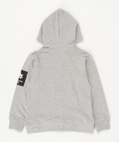 LOGOS（ロゴス）の「【30】〔LOGOS/ロゴス〕裏毛 ボックスロゴ フルＺＩＰパーカー（パーカー・キッズ・ブラック/杢グレー/ネイビー・130/140/150/160）」の14枚目の写真