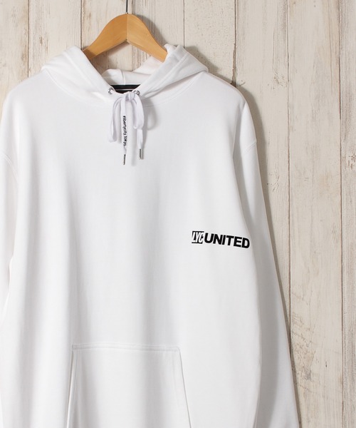 LIBERTY CITY（リバティシティ）の「【LIBERTY CITY/リバティーシティ】 [UNITED] ルーズフィット・パーカー（パーカー・メンズ・ホワイト/ブラック/グレー・2/3）」の4枚目の写真