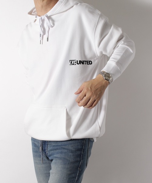 LIBERTY CITY（リバティシティ）の「【LIBERTY CITY/リバティーシティ】 [UNITED] ルーズフィット・パーカー（パーカー・メンズ・ホワイト/ブラック/グレー・2/3）」の13枚目の写真