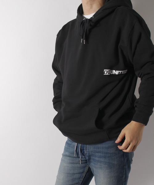 LIBERTY CITY（リバティシティ）の「【LIBERTY CITY/リバティーシティ】 [UNITED] ルーズフィット・パーカー（パーカー・メンズ・ホワイト/ブラック/グレー・2/3）」の22枚目の写真