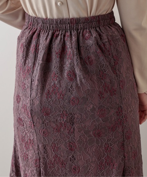 natural couture(ナチュラルクチュール)の「お花ベロアレースマーメイドスカート Mサイズ(スカート・レディース・ブラック/ブラウン/グレー/ピンク/ブルー・FREE)」の22枚目の写真