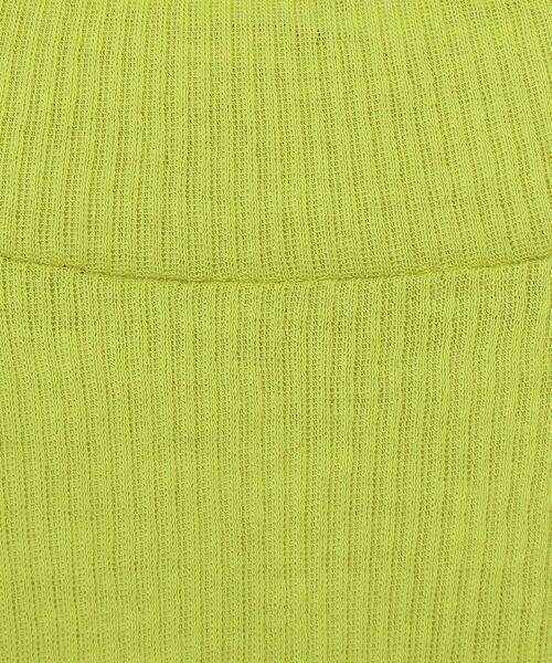 H　BEAUTY&YOUTH UNITED ARROWS（エイチビューティーアンドユースユナイテッドアローズ）の「＜H＞COTTON SHEER HIGH NECK PULLOVER/カットソー（Tシャツ/カットソー・レディース・イエロー/オフホワイト/ブラック・FREE）」の15枚目の写真