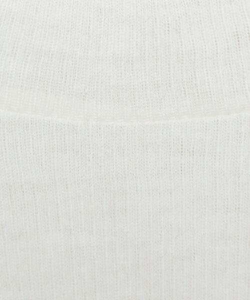 H　BEAUTY&YOUTH UNITED ARROWS（エイチビューティーアンドユースユナイテッドアローズ）の「＜H＞COTTON SHEER HIGH NECK PULLOVER/カットソー（Tシャツ/カットソー・レディース・イエロー/オフホワイト/ブラック・FREE）」の13枚目の写真