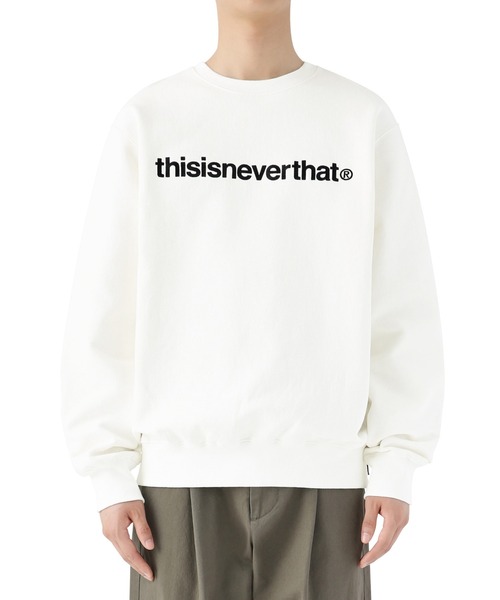 thisisneverthat(ディスイズネバーザット)の「T-LOGO CREWNECK(スウェット・メンズ・ホワイト/グレー/ブラック/ブルー・L/XL/S/M)」の17枚目の写真