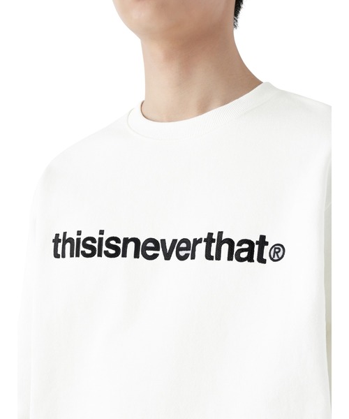 【激レア】thisisneverthat T-Logo Crewneck ネバザ T-Logo Crewneck（スウェット）｜thisisneverthat（ディスイズ