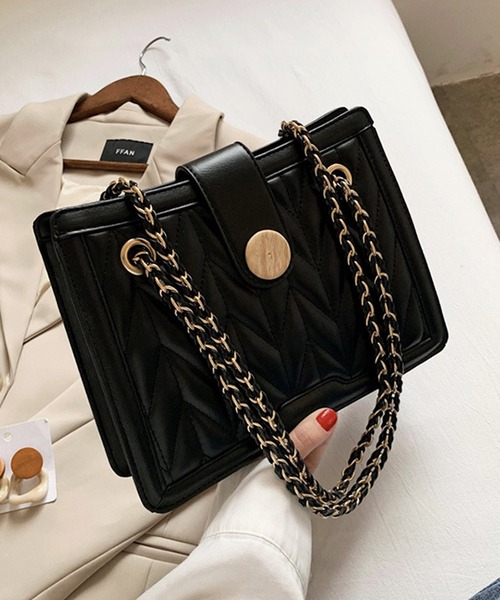 Aldo◆ゴールドチェーン キルティング クロス ドットバックBlack $_12.JPG?set_id=880000500F