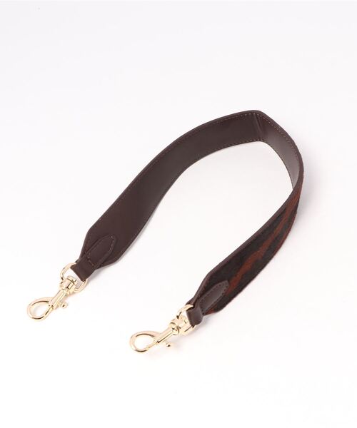 DouDou（ドゥドゥ）の「【WEB限定】ナイロンドロストリングバッグ（ショルダーバッグ・レディース・ブラウン/ブラック・FREE）」の5枚目の写真