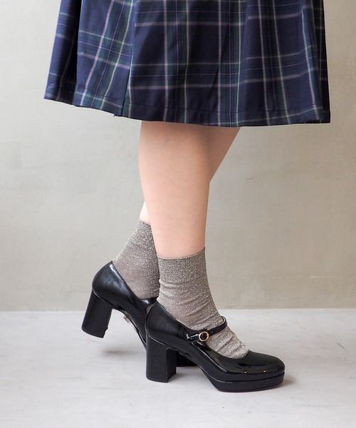 厚底ストラップパンプス 3710321（パンプス）｜あしながおじさん