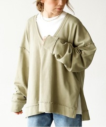 Auntie Rosa Holiday | 【Holiday】◆2021.SS◆ピグメント加工裏毛PO(スウェット)