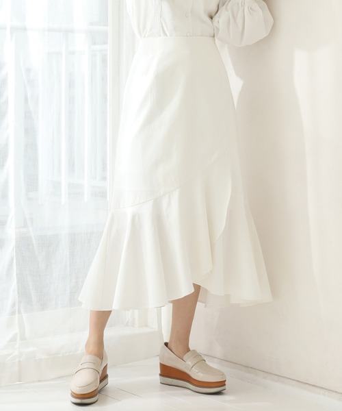 one after another NICE CLAUP（ワンアフターアナザーナイスクラップ）の「アソートスカート（スカート・レディース・オフホワイト/ブラック/サックスブルー/チェック・FREE）」の2枚目の写真