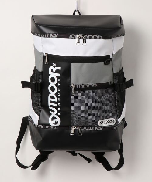 OUTDOOR PRODUCTS(アウトドアプロダクツ)の「TORRANCE2 デイパック/バックパック 2層式 PCポケット付き 抗菌防臭機能付き 底面保冷保温シート生地使用 30L(バックパック/リュック・メンズ・ホワイト/ブラック/ブラウン/ピンク・FREE)」の3枚目の写真