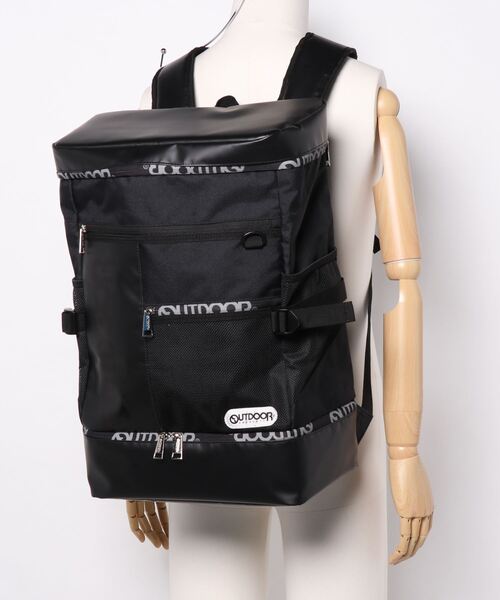 OUTDOOR PRODUCTS(アウトドアプロダクツ)の「TORRANCE2 デイパック/バックパック 2層式 PCポケット付き 抗菌防臭機能付き 底面保冷保温シート生地使用 30L(バックパック/リュック・メンズ・ホワイト/ブラック/ブラウン/ピンク・FREE)」の5枚目の写真