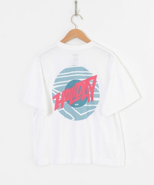 HOLIDAY（ホリデイ）の「SUPER FINE T-SHIRT(CIRCLE LOGO) スーパーファインTシャツ (サークルロゴ)（Tシャツ/カットソー・レディース・ホワイト/ベージュ・M/XL）」の7枚目の写真