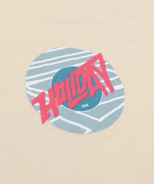HOLIDAY（ホリデイ）の「SUPER FINE T-SHIRT(CIRCLE LOGO) スーパーファインTシャツ (サークルロゴ)（Tシャツ/カットソー・レディース・ホワイト/ベージュ・M/XL）」の6枚目の写真