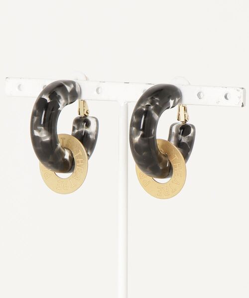 THEATRE PRODUCTS（シアタープロダクツ）の「CLEAR TUBE EARRING（イヤリング・レディース・ブラウン/ブラック/ベージュ・FREE）」の18枚目の写真