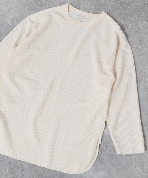 JEMORGAN(ジェーイーモーガン)の「【JEMORGAN × relume / ジェイイーモーガン】ワッフルTEE(Tシャツ/カットソー・メンズ・ブラック/モスグリーン/ホワイト/アイボリー/グレー・LARGE/MEDIUM/SMALL)」の3枚目の写真