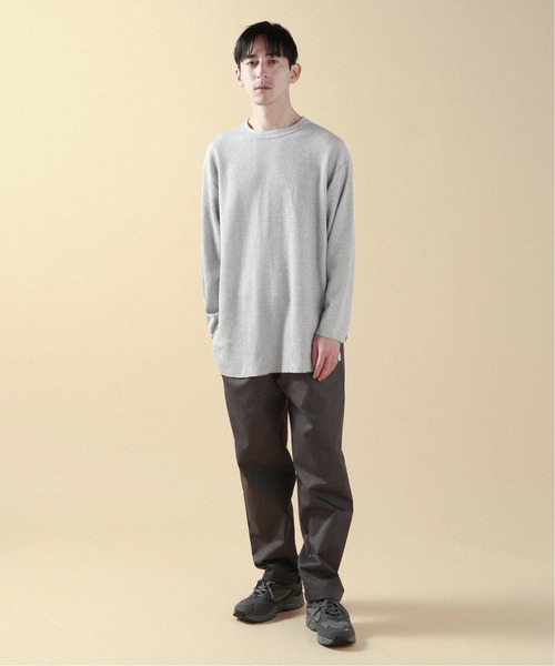 JEMORGAN(ジェーイーモーガン)の「【JEMORGAN × relume / ジェイイーモーガン】ワッフルTEE(Tシャツ/カットソー・メンズ・ブラック/モスグリーン/ホワイト/アイボリー/グレー・LARGE/MEDIUM/SMALL)」の14枚目の写真
