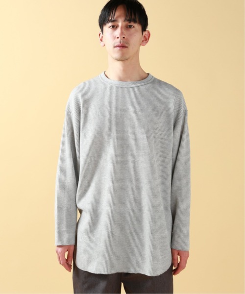 JEMORGAN(ジェーイーモーガン)の「【JEMORGAN × relume / ジェイイーモーガン】ワッフルTEE(Tシャツ/カットソー・メンズ・ブラック/モスグリーン/ホワイト/アイボリー/グレー・LARGE/MEDIUM/SMALL)」の18枚目の写真