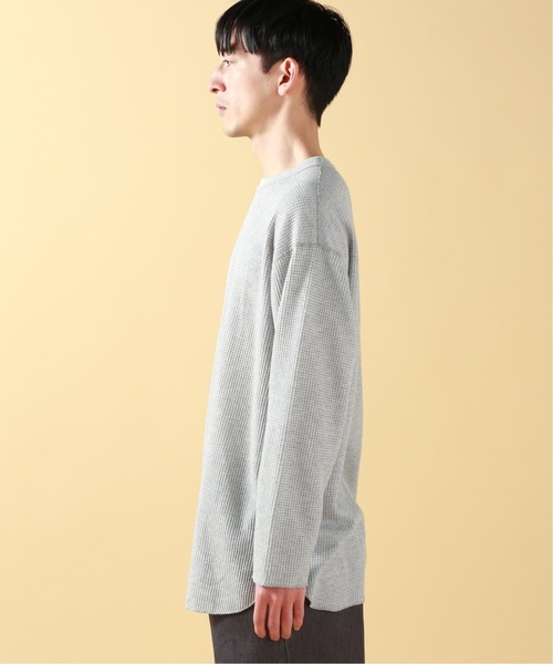 JEMORGAN(ジェーイーモーガン)の「【JEMORGAN × relume / ジェイイーモーガン】ワッフルTEE(Tシャツ/カットソー・メンズ・ブラック/モスグリーン/ホワイト/アイボリー/グレー・LARGE/MEDIUM/SMALL)」の20枚目の写真