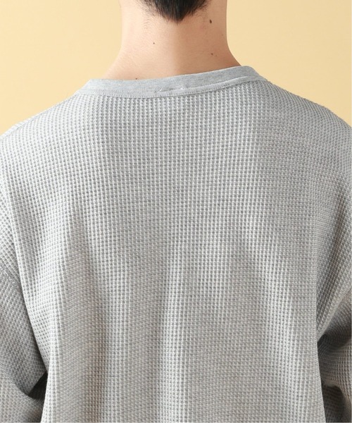 JEMORGAN(ジェーイーモーガン)の「【JEMORGAN × relume / ジェイイーモーガン】ワッフルTEE(Tシャツ/カットソー・メンズ・ブラック/モスグリーン/ホワイト/アイボリー/グレー・LARGE/MEDIUM/SMALL)」の8枚目の写真
