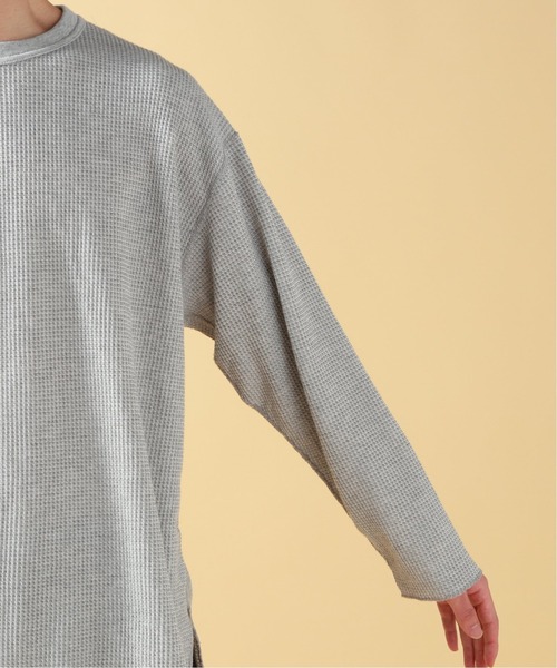 JEMORGAN(ジェーイーモーガン)の「【JEMORGAN × relume / ジェイイーモーガン】ワッフルTEE(Tシャツ/カットソー・メンズ・ブラック/モスグリーン/ホワイト/アイボリー/グレー・LARGE/MEDIUM/SMALL)」の10枚目の写真