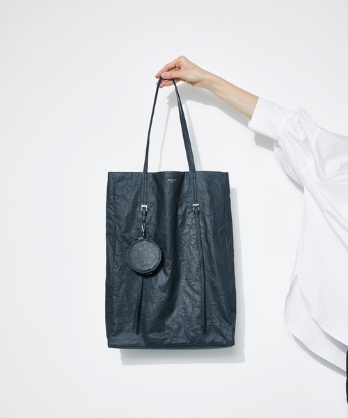 5万円 JOSEPH HOMME 本革トートバッグ ジョゼフオム シンセティックシュリンクレザー トートバッグ
