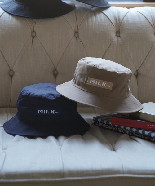 MILKFED.（ミルクフェド）の「MILKFED. x NEW ERA BAR HAT（ハット・レディース・ブラック/ベージュ/ネイビー/レッド・ONE SIZE）」の7枚目の写真