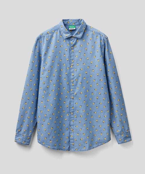 総柄シャツ シャツ ブラウス Benetton Benetton ベネトンユナイテッドカラーズオブベネトン のファッション Colors Of Of シャツ ブラウス Peanutsコラボ United United