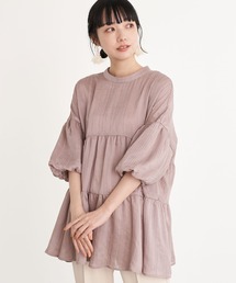 earth music&ecology | 楊柳ティアードブラウス ＊(シャツ/ブラウス)