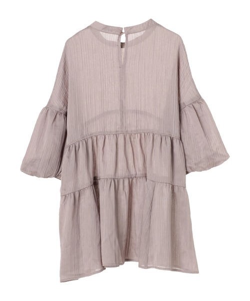 earth music&ecology（アースミュージックアンドエコロジー）の「楊柳ティアードブラウス ＊（シャツ/ブラウス・レディース・アイボリー/ミント/モカ・FREE）」の11枚目の写真