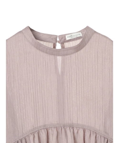 earth music&ecology（アースミュージックアンドエコロジー）の「楊柳ティアードブラウス ＊（シャツ/ブラウス・レディース・アイボリー/ミント/モカ・FREE）」の8枚目の写真