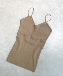 mystic | パット付ニットキャミソール(キャミソール)