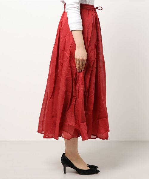 cepo(セポ)の「ボイルサーキュラースカート(スカート・レディース・レッド/イエロー/ブルー/ブラウン・M)」の10枚目の写真