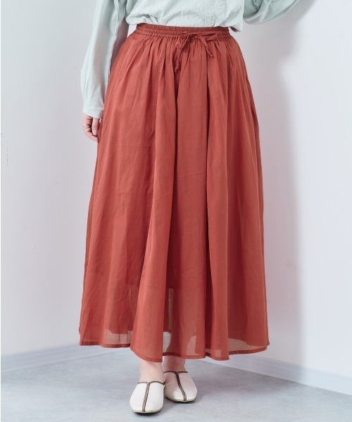 cepo(セポ)の「ボイルサーキュラースカート(スカート・レディース・レッド/イエロー/ブルー/ブラウン・M)」の4枚目の写真