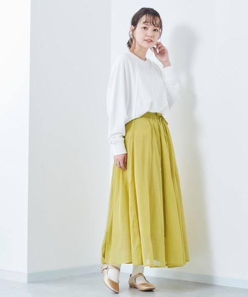 cepo(セポ)の「ボイルサーキュラースカート(スカート・レディース・レッド/イエロー/ブルー/ブラウン・M)」の3枚目の写真