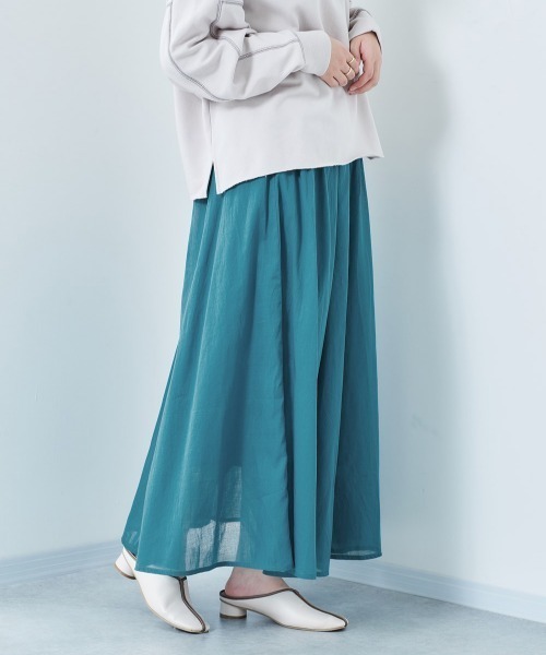 cepo(セポ)の「ボイルサーキュラースカート(スカート・レディース・レッド/イエロー/ブルー/ブラウン・M)」の1枚目の写真