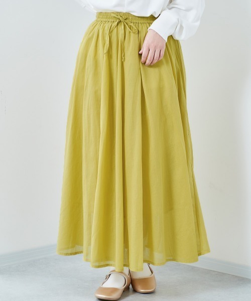 cepo(セポ)の「ボイルサーキュラースカート(スカート・レディース・レッド/イエロー/ブルー/ブラウン・M)」の13枚目の写真