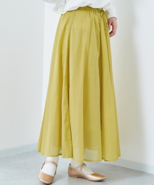 cepo(セポ)の「ボイルサーキュラースカート(スカート・レディース・レッド/イエロー/ブルー/ブラウン・M)」の16枚目の写真