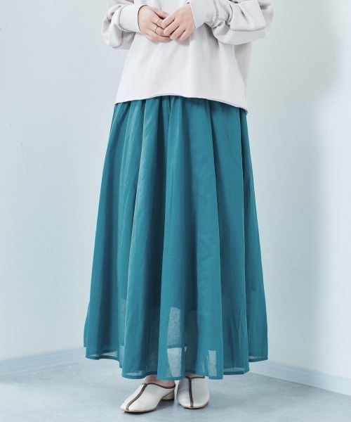 cepo(セポ)の「ボイルサーキュラースカート(スカート・レディース・レッド/イエロー/ブルー/ブラウン・M)」の11枚目の写真