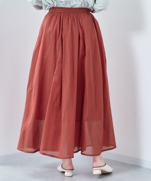 cepo(セポ)の「ボイルサーキュラースカート(スカート・レディース・レッド/イエロー/ブルー/ブラウン・M)」の6枚目の写真