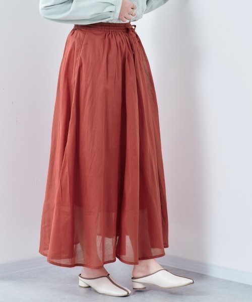 cepo(セポ)の「ボイルサーキュラースカート(スカート・レディース・レッド/イエロー/ブルー/ブラウン・M)」の15枚目の写真