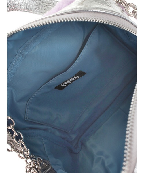 PAMEO POSE（パメオポーズ）の「Boxy Bag（ハンドバッグ・レディース・ブラック/シルバー・FREE）」の8枚目の写真