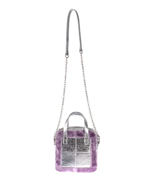 PAMEO POSE（パメオポーズ）の「Boxy Bag（ハンドバッグ・レディース・ブラック/シルバー・FREE）」の9枚目の写真