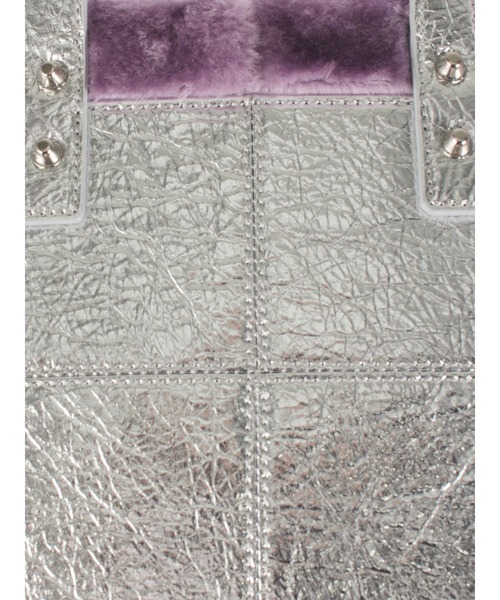 PAMEO POSE（パメオポーズ）の「Boxy Bag（ハンドバッグ・レディース・ブラック/シルバー・FREE）」の10枚目の写真