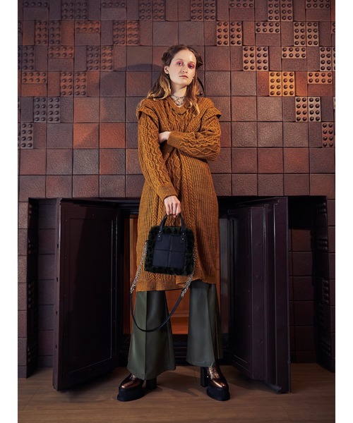 PAMEO POSE（パメオポーズ）の「Boxy Bag（ハンドバッグ・レディース・ブラック/シルバー・FREE）」の13枚目の写真