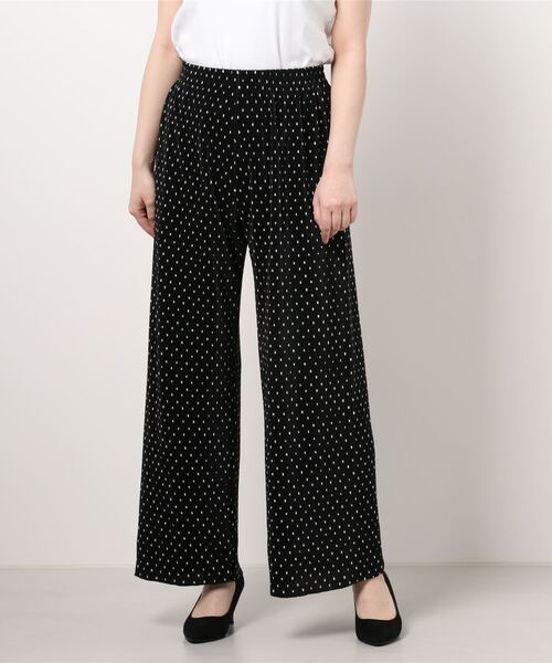 koe（コエ）の「柄プリーツパンツ*（その他パンツ・レディース・レオパード/ドット・FREE）」の13枚目の写真